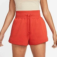 ДАМСКИ КЪСИ ПАНТАЛОНИ NIKE NSW PHNX FLC HW SHORTS ORANGE