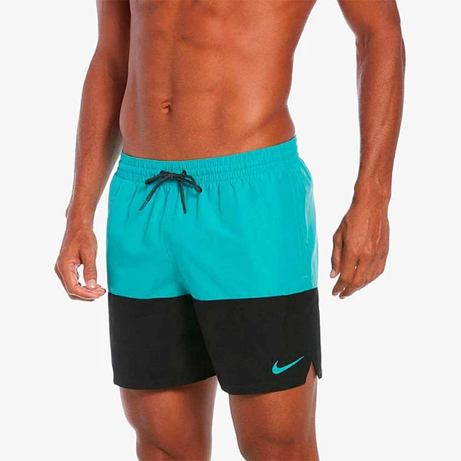 МЪЖКИ ПЛУВНИ ШОРТИ NIKE 5IN VOLLEY SHORT GREEN/BLUE