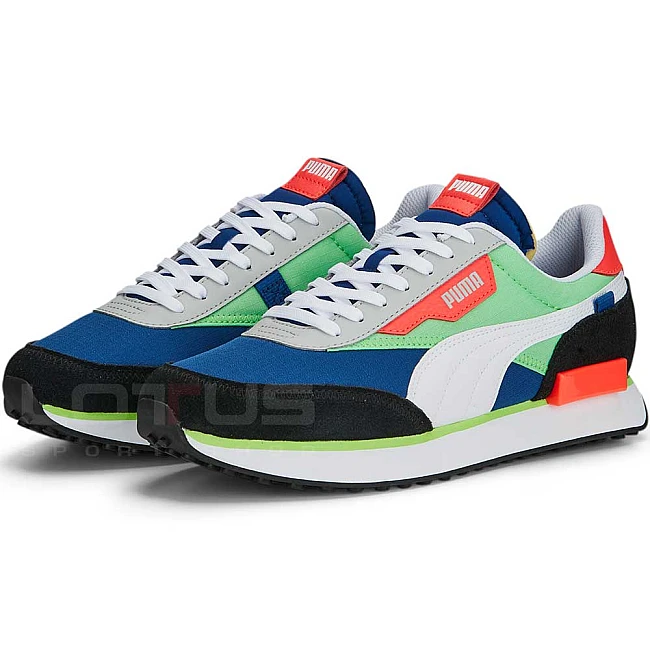 МЪЖКИ МАРАТОНКИ PUMA FUTURE RIDER PLAY ON BLUE/GREEN/WHITE