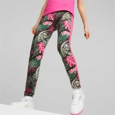 ДЕТСКИ КЛИН ЗА МОМИЧЕ PUMA T7 VACAY QUEEN AOP LEGGINGS G PINK/GREEN
