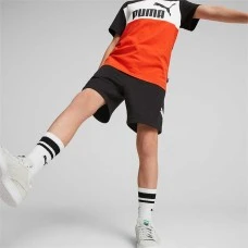 ДЕТСКИ КЪСИ ПАНТАЛОНИ ЗА МОМЧЕ PUMA POWER SHORTS TR CL B BLACK