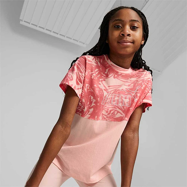 ДЕТСКА ТЕНИСКА ЗА МОМИЧЕ PUMA POWER SUMMER TEE G ROSE