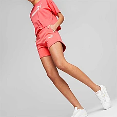 ДАМСКИ КЪСИ ПАНТАЛОНИ PUMA ESS 5IN HIGH WAIST SHORTS TR PINK