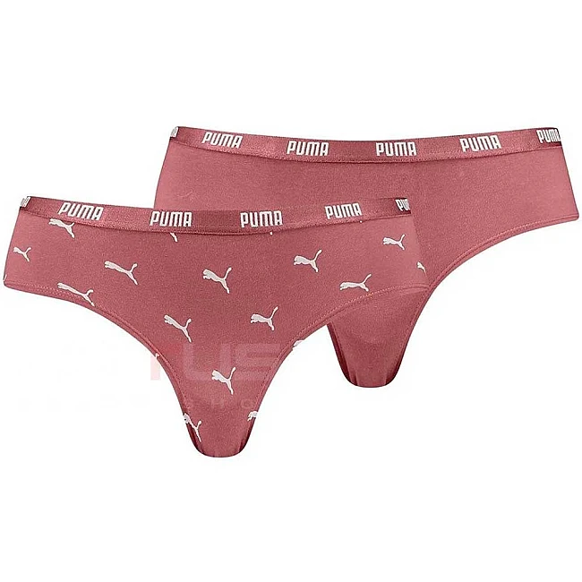 ДАМСКИ БИКИНИ PUMA WOMEN CAT LOGO HIPSTER 2P PACK HEARTFELT