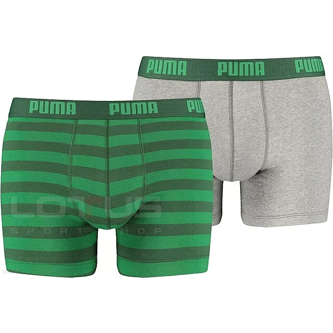 МЪЖКИ БОКСЕР PUMA STRIPE 1515 BOXER 2P BOXER GREEN