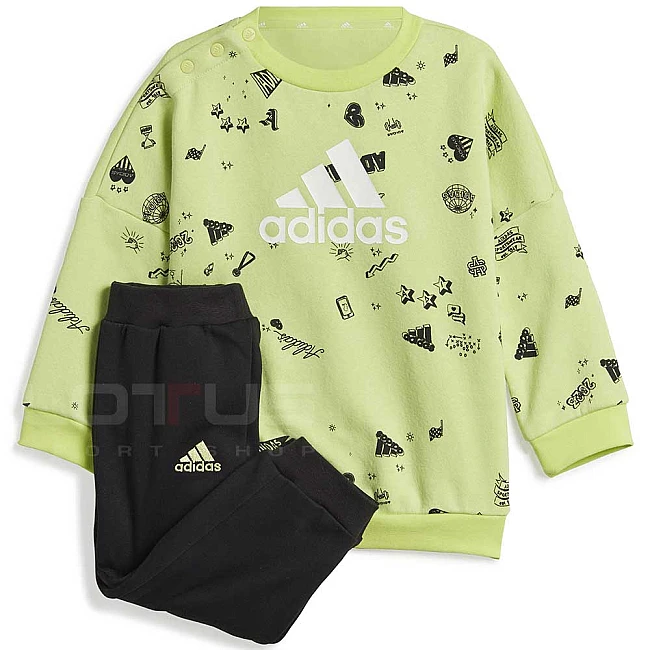 БЕБЕШКИ СПОРТЕН ЕКИП ЗА МОМЧЕ ADIDAS BLUV Q3 CSET LIME/BLACK