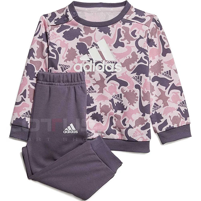 БЕБЕШКИ СПОРТЕН ЕКИП ЗА МОМИЧЕ ADIDAS AOP FT JOG PINK/ORCHID