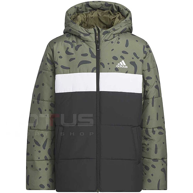 ДЕТСКО ЯКЕ ЗА МОМЧЕ ADIDAS JB CB PAD JKT OLIVE