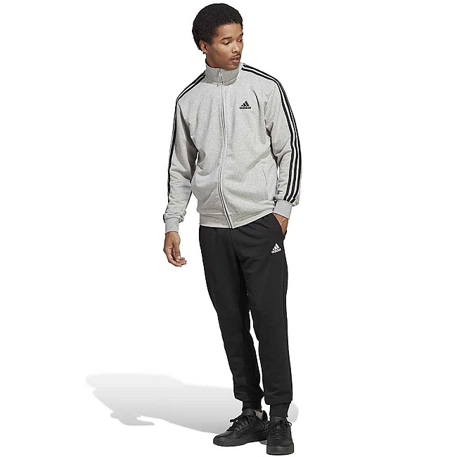 МЪЖКИ СПОРТЕН ЕКИП ADIDAS 3S FT TT TS GREY HTHR/BLACK