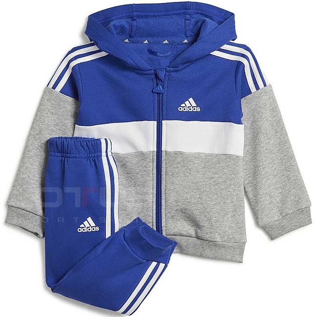 БЕБЕШКИ СПОРТЕН ЕКИП ЗА МОМЧЕ ADIDAS 3S TIB FL TS BLUE/GREY