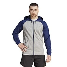 МЪЖКО ГОРНИЩЕ ADIDAS GG BL FZ HD GREY/DK BLUE