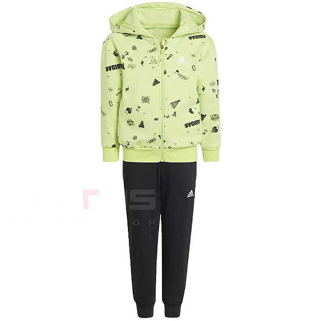 ДЕТСКИ СПОРТЕН ЕКИП ЗА МОМЧЕ ADIDAS BLUV Q3 TS LIME/BLACK