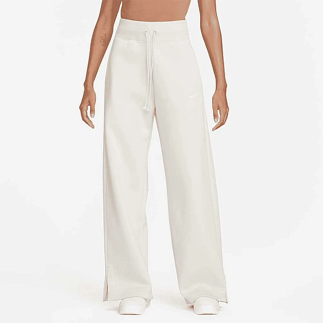 ДАМСКО ДОЛНИЩЕ NIKE NSW PHNX FLC HR PANT WIDE LT OREWOOD