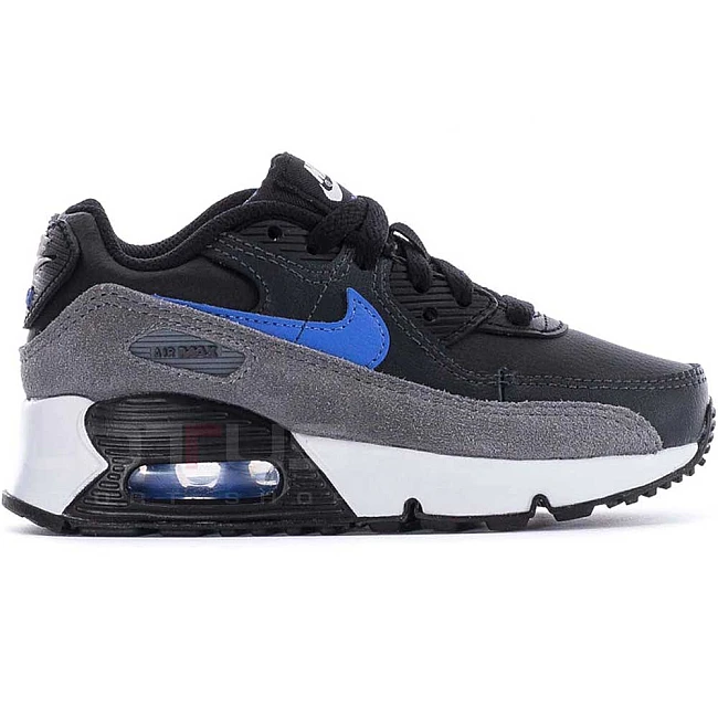ДЕТСКИ МАРАТОНКИ ЗА МОМЧЕ NIKE AIR MAX 90 LTR PS BLACK/GREY/BLUE
