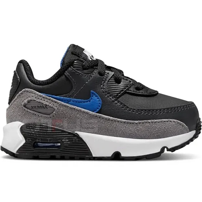 ДЕТСКИ МАРАТОНКИ ЗА МОМЧЕ NIKE AIR MAX 90 LTR TD BLACK/GREY/BLUE