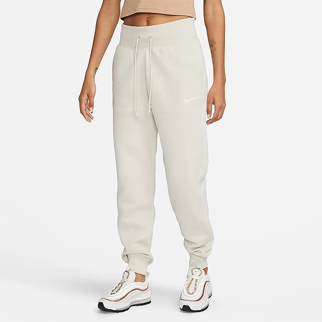 ДАМСКО ДОЛНИЩЕ NIKE NSW PHNX FLC HR PANT STD LT OREWOOD