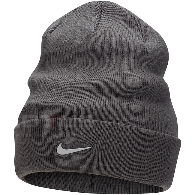 ДЕТСКА ЗИМНА ШАПКА NIKE PEAK BEANIE SC SWSH IRON GREY