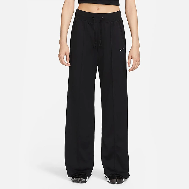 ДАМСКО ДОЛНИЩЕ NIKE NSW ESSNTL HR WIDE LEG PANT BLACK