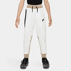 ДЕТСКО ДОЛНИЩЕ ЗА МОМЧЕ NIKE NSW TECH FLC PANT SUMMIT WHITE