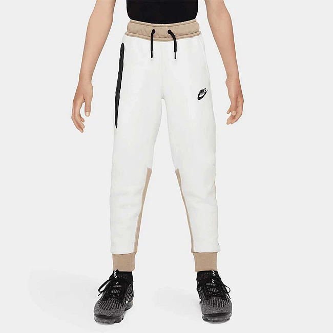 ДЕТСКО ДОЛНИЩЕ ЗА МОМЧЕ NIKE NSW TECH FLC PANT SUMMIT WHITE