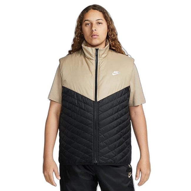 МЪЖКИ ЕЛЕК NIKE TF WR MIDWEIGHT VEST BLACK/KHAKI