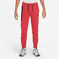 ДЕТСКО ДОЛНИЩЕ ЗА МОМЧЕ NIKE NSW TECH FLC PANT LT UNIV RED