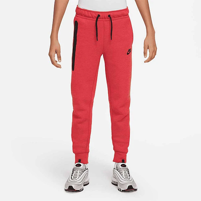 ДЕТСКО ДОЛНИЩЕ ЗА МОМЧЕ NIKE NSW TECH FLC PANT LT UNIV RED