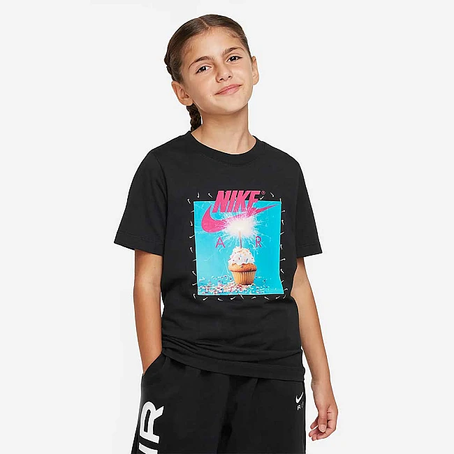ДЕТСКА ТЕНИСКА ЗА МОМЧЕ NIKE NSW TEE PHOTO FA23 1 BLACK