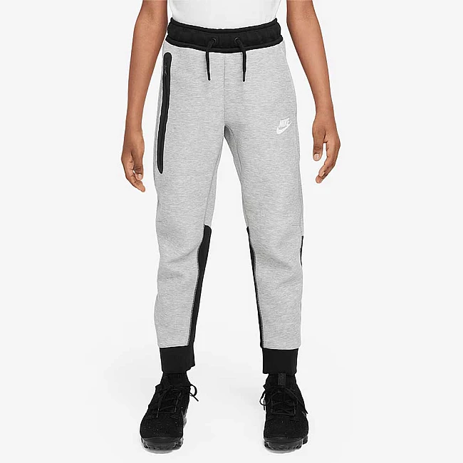 ДЕТСКО ДОЛНИЩЕ ЗА МОМЧЕ NIKE NSW TECH FLC PANT DK GREY HTHR/BLACK