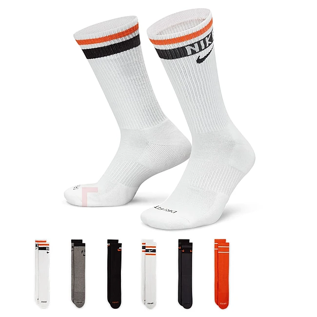 ЧОРАПИ NIKE ED PLS CSH CRW 6P 144 RTO WHITE