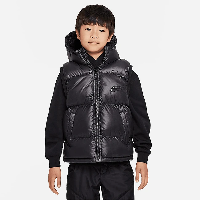 ДЕТСКИ ЕЛЕК NIKE NSW TF RPL HGH SYNFL VEST UL BLACK/BLACK