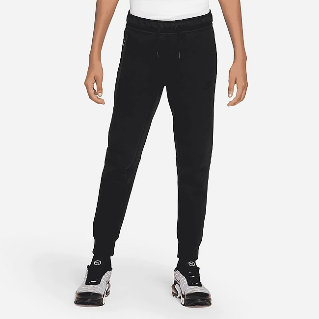 ДЕТСКО ДОЛНИЩЕ ЗА МОМЧЕ NIKE NSW TECH FLC PANT BLACK