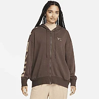 ДАМСКО ГОРНИЩЕ NIKE NSW AIR FLC OS FZ HD BAROQUE BROWN