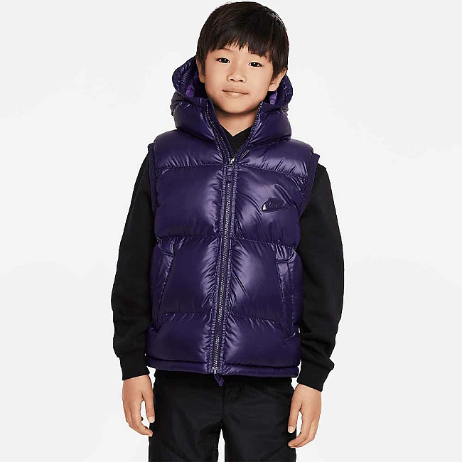 ДЕТСКИ ЕЛЕК ЗА МОМИЧЕ NIKE NSW TF RPL HGH SYNFL VEST UL PURPLE INK