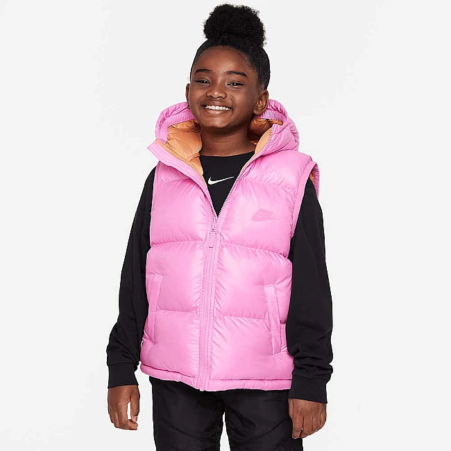 ДЕТСКИ ЕЛЕК ЗА МОМИЧЕ NIKE NSW TF RPL HGH SYNFL VEST UL PLAYFUL PINK