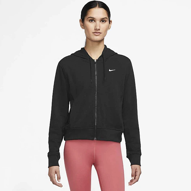 ДАМСКО ГОРНИЩЕ NIKE ONE DF FZ HOODIE LBR BLACK