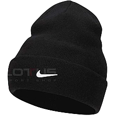 ДЕТСКА ЗИМНА ШАПКА NIKE PEAK BEANIE SC SWSH BLACK