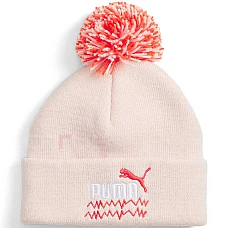 ДЕТСКА ЗИМНА ШАПКА PUMA MIXMATCH POM POM BEANIE PINK