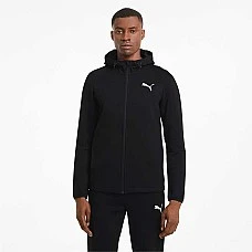 МЪЖКО ГОРНИЩЕ PUMA EVOSTRIPE CORE FZ HOODIE BLACK