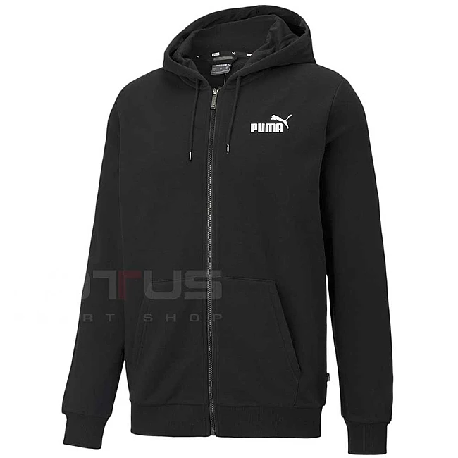 МЪЖКО ГОРНИЩЕ PUMA ESS SMALL LOGO FZ HOODIE TR BLACK