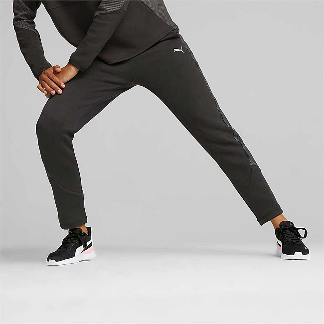 ДАМСКО ДОЛНИЩЕ PUMA EVOSTRIPE HIGH-WAIST PANTS BLACK