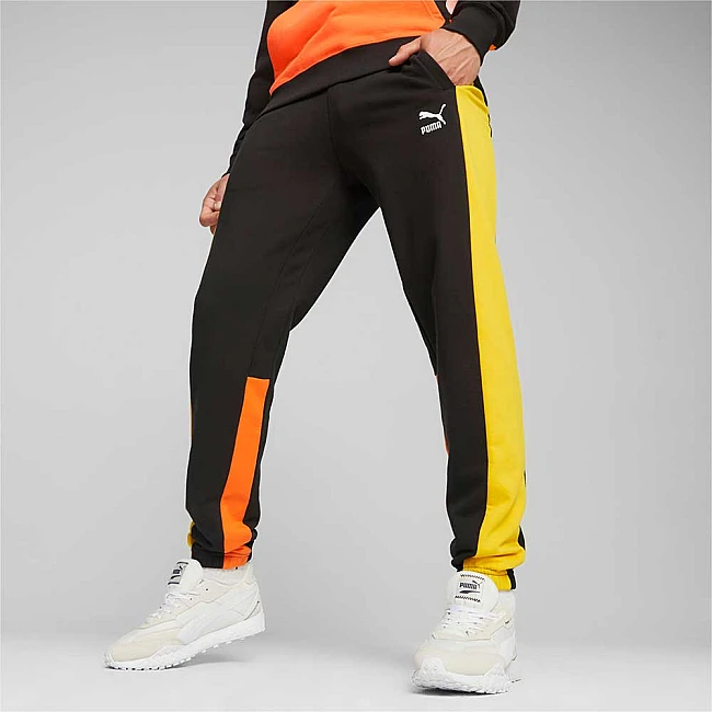 МЪЖКО ДОЛНИЩЕ PUMA CLASSICS BLOCK SWEATPANTS TR BLACK