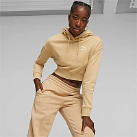 ДАМСКИ СУИТШЪРТ PUMA CLASSICS CROPPED HOODIE TR SAND