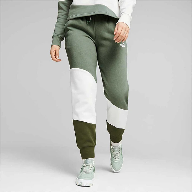 ДАМСКО ДОЛНИЩЕ PUMA POWER CAT PANTS FL EUCALYPTUS