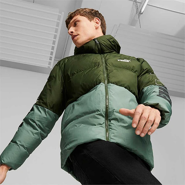 МЪЖКО ЯКЕ PUMA POWER HOODED JACKET MYRTLE