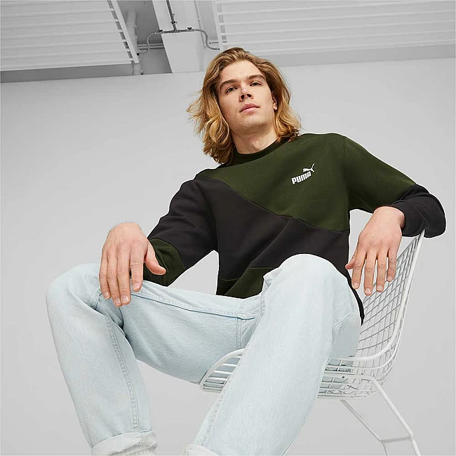 МЪЖКА БЛУЗА PUMA POWER CAT CREW FL MYRTLE