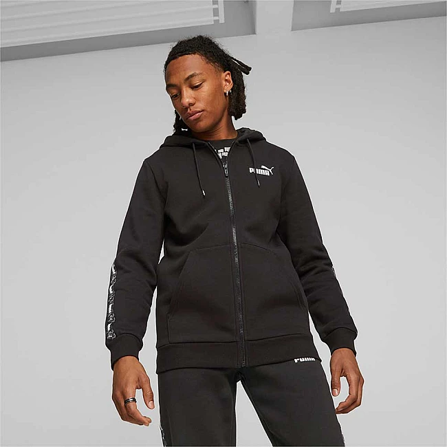 МЪЖКО ГОРНИЩЕ PUMA ESS TPAE CAMO FULL-ZIP HOODIE FL BLACK