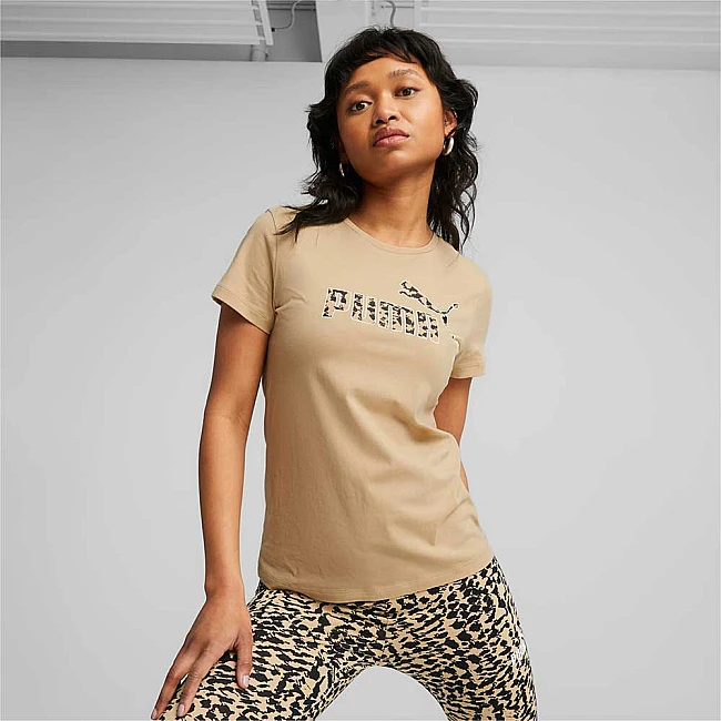 ДАМСКА ТЕНИСКА PUMA ESS+ ANIMAL TEE SAND