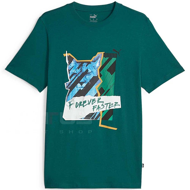 МЪЖКА ТЕНИСКА PUMA GRAPHICS PHOTOPRINT TEE MALACHITE