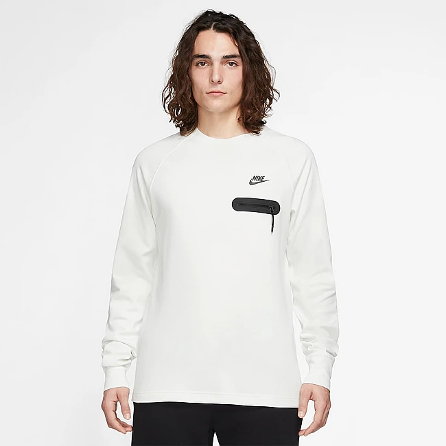 МЪЖКА БЛУЗКА NIKE TECH LS TOP SUMMIT WHITE